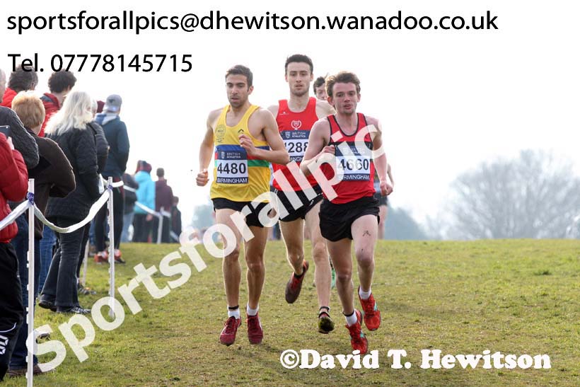 Senior mens 2016 Inter Counties Cross Country Champs. and Cross Challenge Final, Cofton Park, Birmingham. Photo: David T. Hewitson/Sports for All Pics